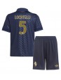 Juventus Manuel Locatelli #5 Kolmaspaita Lasten 2024-25 Lyhythihainen (+ shortsit)